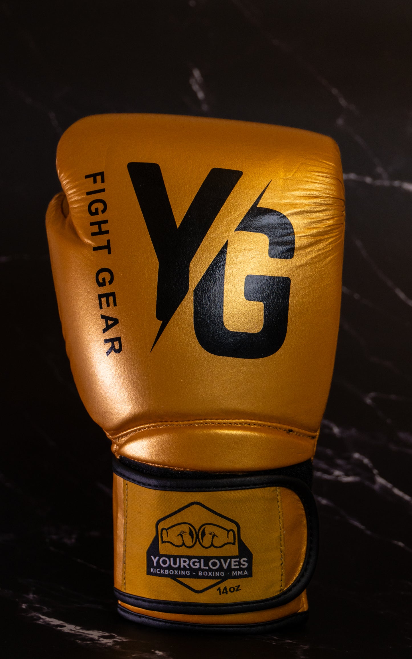 Your Gloves | Real Leather | PRO Fight Gear Goud - Alle maten